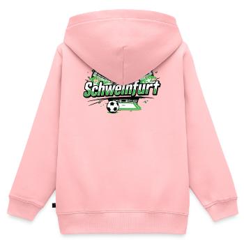 Schweinfurt Fußball Stadion Design - Kinder Premium Organic Zip Hoodie - Rosa - Hinten - AI Model Kid Female (0cm)
