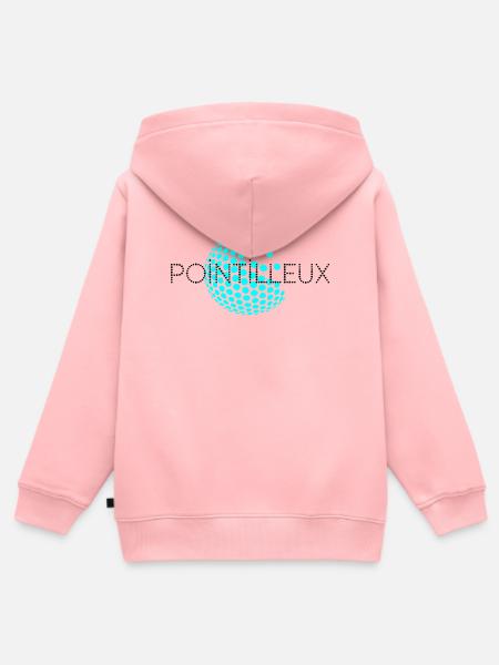 Wählerisch - Kinder Premium Organic Zip Hoodie - Rosa