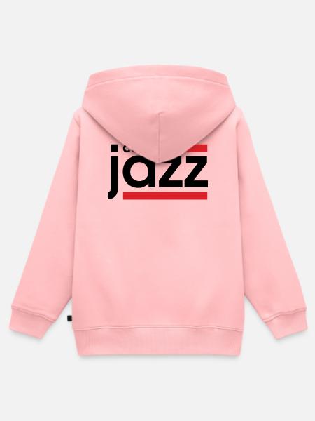 Cooler Jazz - Kinder Premium Organic Zip Hoodie - Rosa