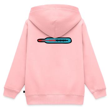Thermometer Medicine Pediatrician Practice Practice Team - Kids Premium Organic Zip-up Hoodie - rose - Back - AI Model Kid Female (0cm)