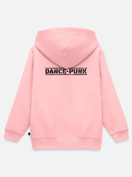 Dance Punk - Premium børne zip-hættetrøje økologisk - rosa