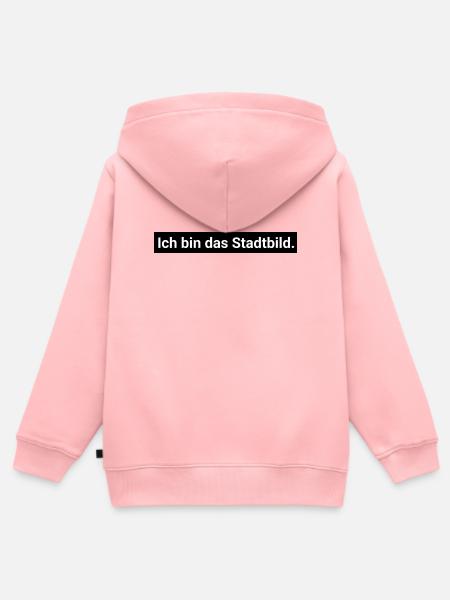 stadtbild - Kinder Premium Organic Zip Hoodie - Rosa