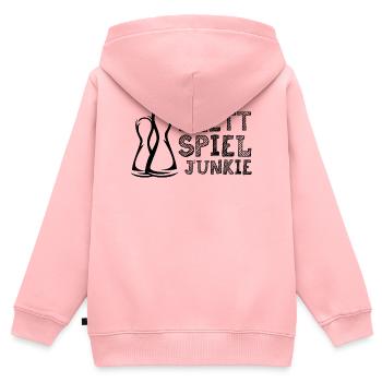 Brettspiel Profi Figuren Symbol Icon Logo Spiele - Kinder Premium Organic Zip Hoodie - Rosa - Hinten - AI Model Kid Female (0cm)