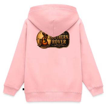 Southern Rover Signature look - Kinder Premium Organic Zip Hoodie - Rosa - Hinten - AI Model Kid Female (0cm)