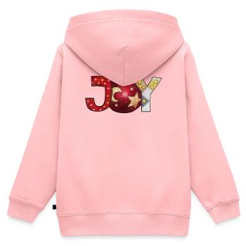 Joie - Sweat Premium à capuche zippé enfant bio - rose - Dos - AI Model Kid Female (0cm)