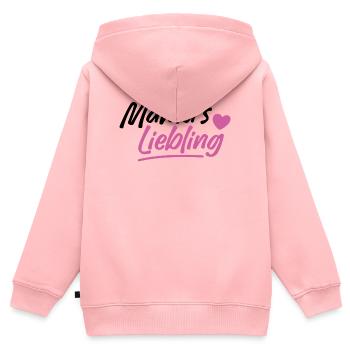 Mama's Liebling - Kinder Premium Organic Zip Hoodie - Rosa - Hinten - AI Model Kid Female (0cm)