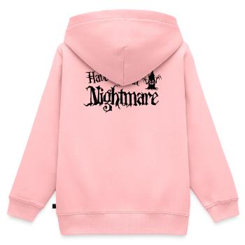 Halloween - Have a Great Nightmare - Kids Premium Organic Zip-up Hoodie - rose - Back - AI Model Kid Female (0cm)