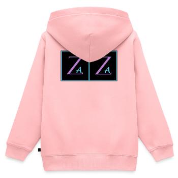 Zaza - Kids Premium Organic Zip-up Hoodie - rose - Back - AI Model Kid Female (0cm)