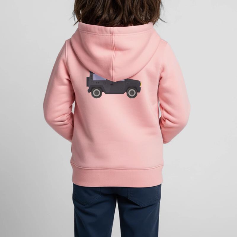 Jeep Sweat Premium à capuche zippé enfant bio