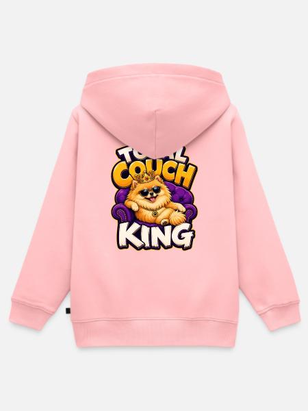 Pommern - Kinder Premium Organic Zip Hoodie - Rosa