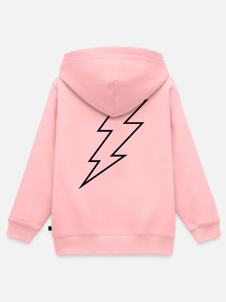 Blitz - Kinder Premium Organic Zip Hoodie - Rosa