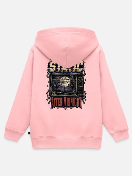 Rauschen nach Mitternacht - Kinder Premium Organic Zip Hoodie - Rosa