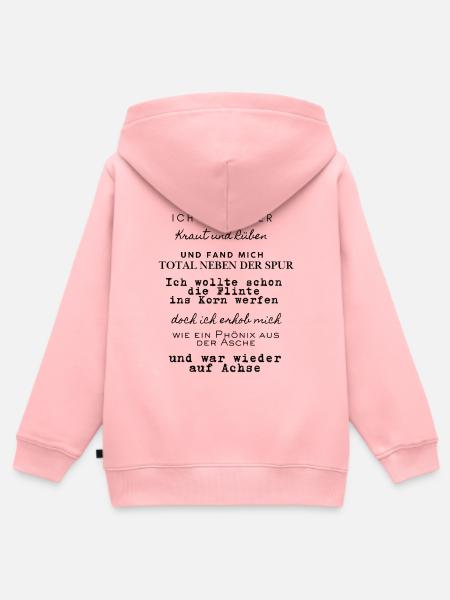 Kraut und Rüben - Kinder Premium Organic Zip Hoodie - Rosa