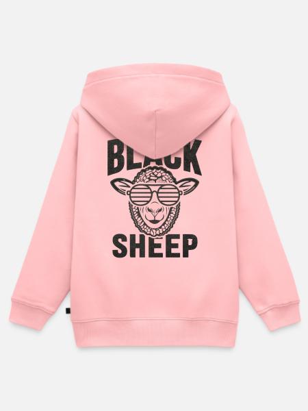 Schwarzes Schaf Cooles Retro Statement - Kinder Premium Organic Zip Hoodie - Rosa