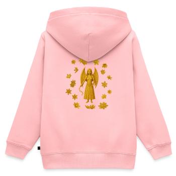 Sommer Edition Vampir-Dämonin - Kinder Premium Organic Zip Hoodie - Rosa - Hinten - AI Model Kid Female (0cm)