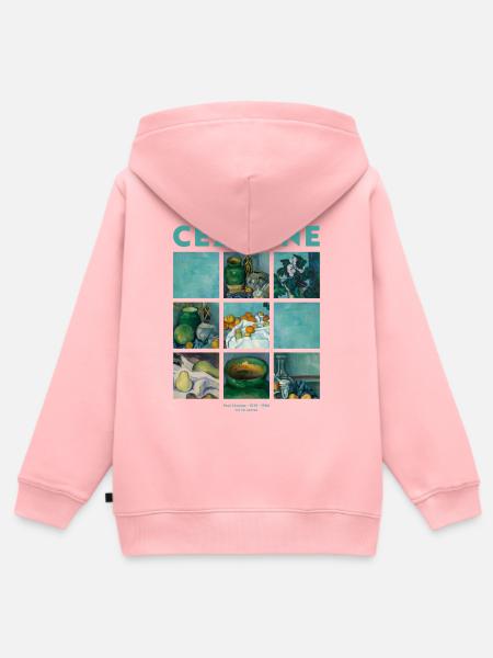 Kunst Malerei von Cezanne Impressionismus - Kinder Premium Organic Zip Hoodie - Rosa