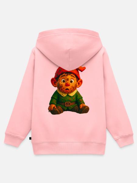 Kobold - Kinder Premium Organic Zip Hoodie - Rosa