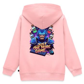 Encore un match - Sweat Premium à capuche zippé enfant bio - rose - Dos - AI Model Kid Female (0cm)