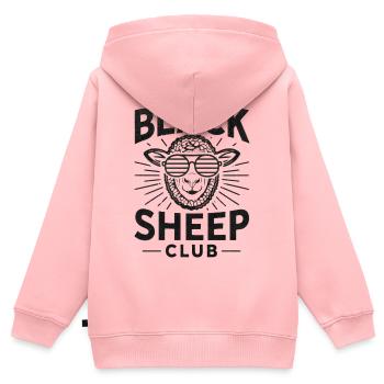 Black Sheep Club  - Kinder Premium Organic Zip Hoodie - Rosa - Hinten - AI Model Kid Female (0cm)