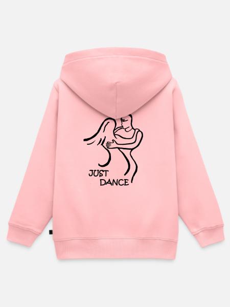 ZOUK-TANZ-GESCHENK JUST DANCE - Kinder Premium Organic Zip Hoodie - Rosa