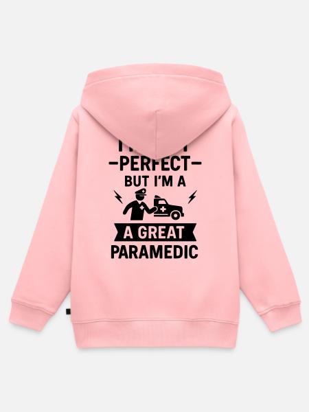 Super Sanitäter Rettung - Kinder Premium Organic Zip Hoodie - Rosa