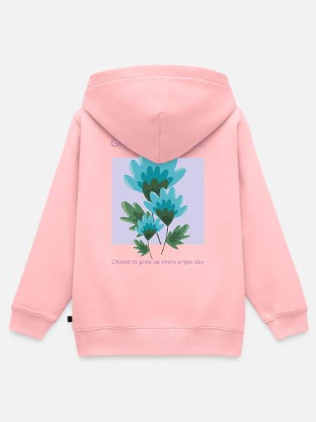 Wachstum ist eine Wahl - Kinder Premium Organic Zip Hoodie - Rosa