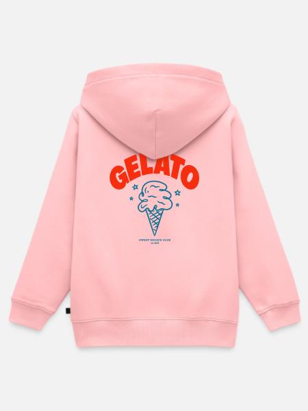 Gelato Italia - Kinder Premium Organic Zip Hoodie - Rosa
