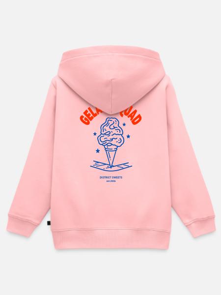 Gelato Squad - Kinder Premium Organic Zip Hoodie - Rosa