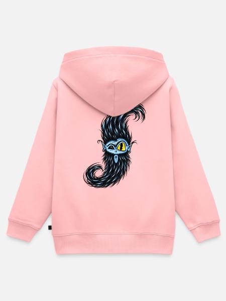 baertiger_dschinn - Kinder Premium Organic Zip Hoodie - Rosa