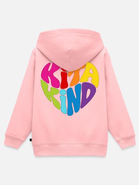 Kitakind Kita Kind - Kinder Premium Organic Zip Hoodie - Rosa
