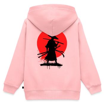 Zeichentrick Animation Manga Anime Comic Japanisch - Kinder Premium Organic Zip Hoodie - Rosa - Hinten - AI Model Kid Female (0cm)