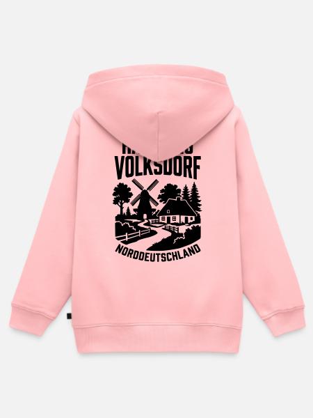 Volksdorf Hamburg Walddörfer - Kinder Premium Organic Zip Hoodie - Rosa