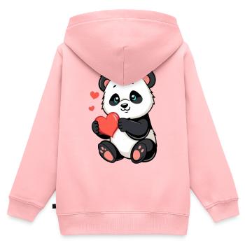 Geschenk Mutter Muttertag Geschenk Mama Geschenke - Kinder Premium Organic Zip Hoodie - Rosa - Hinten - AI Model Kid Female (0cm)