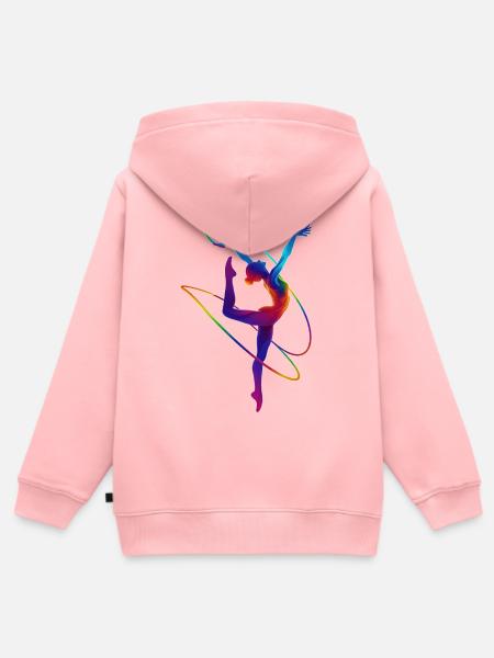 Tanzen - Kinder Premium Organic Zip Hoodie - Rosa