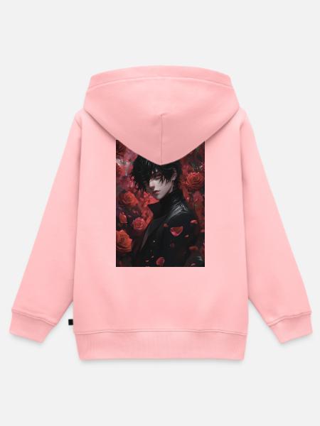 Black Pink Kings - Kinder Premium Organic Zip Hoodie - Rosa