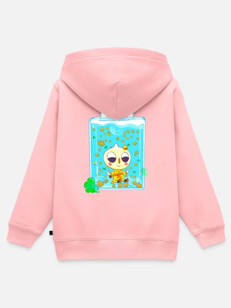 Tama Pickels - Kinder Premium Organic Zip Hoodie - Rosa