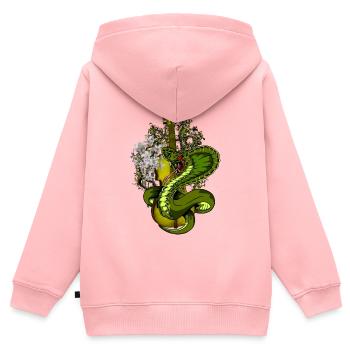 Wonderful violin - Kids Premium Organic Zip-up Hoodie - rose - Back - AI Model Kid Female (0cm)