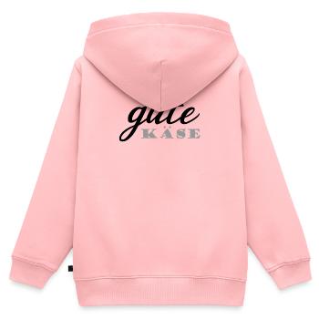 gute  - Kinder Premium Organic Zip Hoodie - Rosa - Hinten - AI Model Kid Female (0cm)