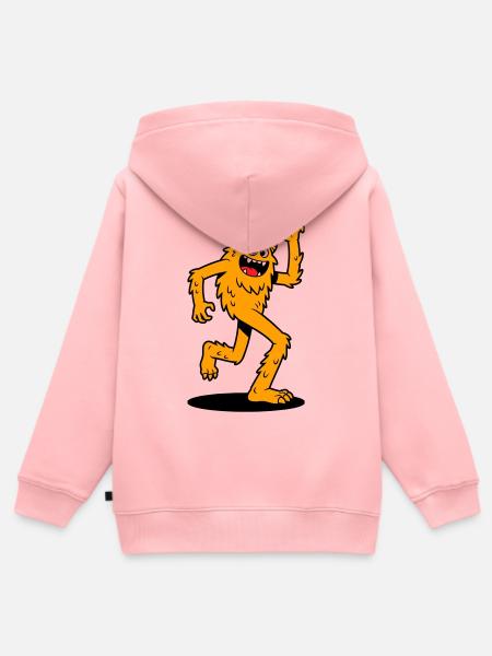 Probe - Kinder Premium Organic Zip Hoodie - Rosa