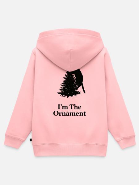 Ich bin das Ornament-Kätzchen - Kinder Premium Organic Zip Hoodie - Rosa