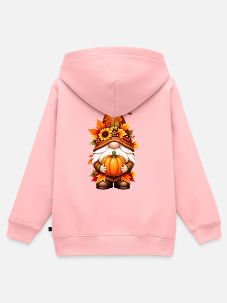 Süße Zwerge unter den Gnomen - Kinder Premium Organic Zip Hoodie - Rosa