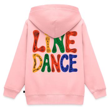 Danse en direct - Sweat Premium à capuche zippé enfant bio - rose - Dos - AI Model Kid Female (0cm)