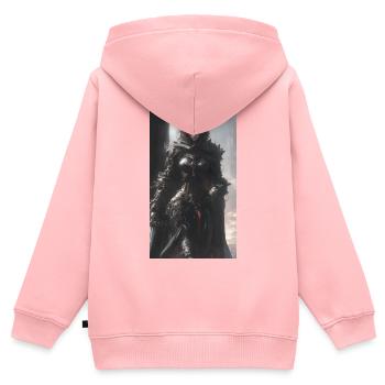 Spread art - Kids Premium Organic Zip-up Hoodie - rose - Back - AI Model Kid Female (0cm)