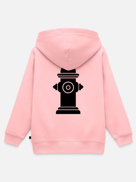Hydrant - Kinder Premium Organic Zip Hoodie - Rosa