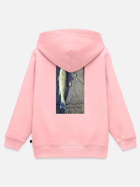 Snookperch - Kinder Premium Organic Zip Hoodie - Rosa