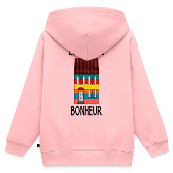 anniversary. Anniversary Decade. humor. funny - Kids Premium Organic Zip-up Hoodie - rose - Back - AI Model Kid Female (0cm)
