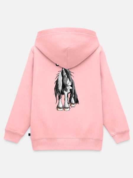 Witziger Irish Tinker - Kinder Premium Organic Zip Hoodie - Rosa