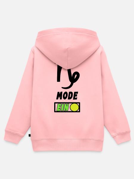 Steinbock Sternzeichen Horoskop Statement - Kinder Premium Organic Zip Hoodie - Rosa