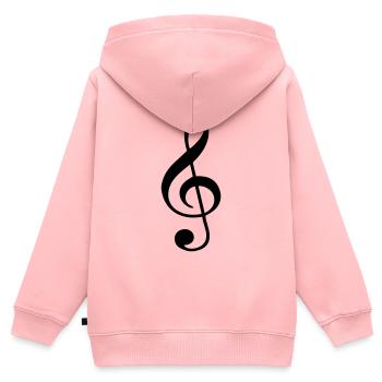 Clef - Kids Premium Organic Zip-up Hoodie - rose - Back - AI Model Kid Female (0cm)