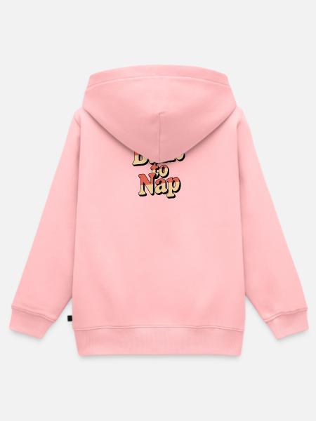 Built to Nap - Kinder Premium Organic Zip Hoodie - Rosa